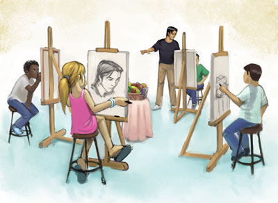 Paint what you see